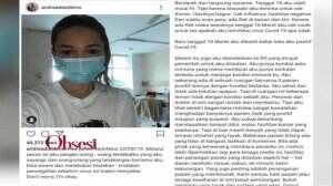 Setelah 3 Minggu Di Rawat, Artis Andrea Dian Dinyatakan Sembuh Dari Virus Corona