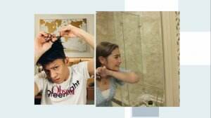 Artis Potong Rambut Sendiri