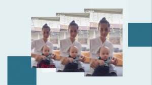 Aksi Tiktok Mamah Muda dan Buah Hatinya