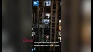 Merinding, Warga Wuhan Teriakan "Wuhan Jiayou"