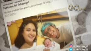 Putra Nadine Lahir Di Tanggal Cantik 22-2-2022