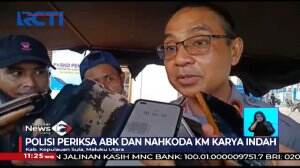 Polisi periksa ABK dan Nahkoda KM Karya Indah yang terbakar di Maluku