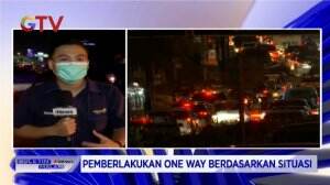 Arus Lalu Lintas Ke Arah Puncak Ramai Lancar