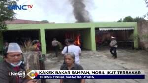 Kakek Bakar Sampah, Mobil Ikut Terbakar