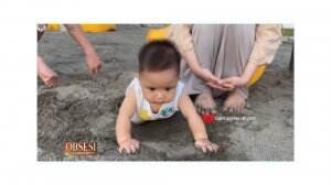 Baby Athar Sudah Bisa Merangkak
