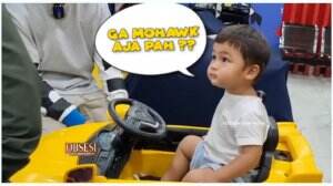Baim Ajak Kiano Potong Rambut