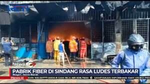 Pabrik Fiber Terbakar