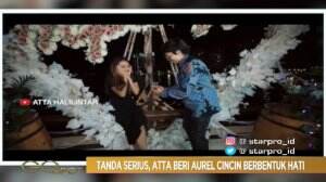 Tanda Serius, Atta Berikan Aurel Cincin Bentuk Hati