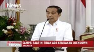 Breaking News - Jokowi Menegaskan Pemda Tak Boleh Ambil Kebijakan Lockdown