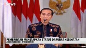 Presiden Jokowi Tetapkan Landasan Hukum Status Darurat Kesehatan Masyarakat