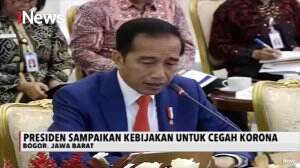 Presiden Jokowi Gelar Ratas Terkait Kesiapan Hadapi Dampak Virus Korona