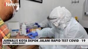 100 Jurnalis di Depok Jalani Rapid Test COVID-19