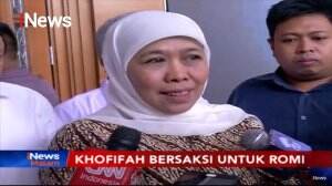 Khofifah Menjadi Saksi Kasus Romahurmuziy