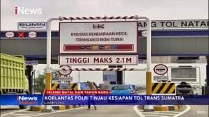 Jelang Natal dan Tahun Baru, Korlantas Polri Tinjau Tol Trans Sumatra