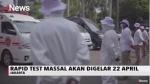 Relawan Indonesia Bersatu Lawan COVID-19 Gelar Rapid Test Massal di Wisma Atlet