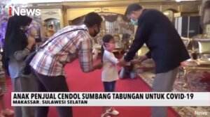 Mengharukan, 2 Anak Penjual Cendol di Makassar Sumbang Uang Celengan untuk Beli APD
