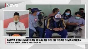 Wakil Presiden Ma'ruf Amin Minta MUI Keluarkan Fatwa Penanganan Jenazah Korona
