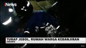 Tak Kuat Tahan Air Banjir, Turap Kali Cipinang Jebol Hingga Ratusan Rumah Terendam Satu Meter