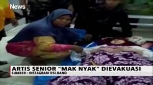 Hunian Terkepung Banjir, Artis "Mak Nyak" Si Doel Dievakuasi