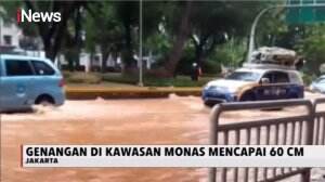 Monas dan Istana Tergenang Mencapai 60cm, Sistem Drainase Buruk