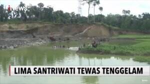 Lima Santriwati dan Pengasuh Ponpes Tewas Tenggelam di Tambang Galian Grobogan, Jawa Tengah