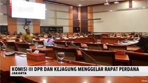 Komisi III DPR RI & Kejagung Gelar Rapat Tertutup Terkait Mega Korupsi Jiwasraya