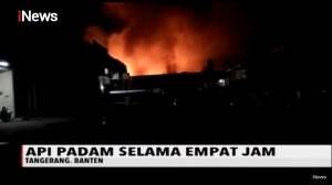 Muncul Karena Cairan Tiner, Api Melahap Pabrik Furniture di Tangerang