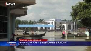 450 Rumah Terendam Banjir yang Meluas di Riau