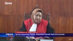 Sidang Dakwaan Penembakan Anak Bupati yang Terjerat Pasal Pengeroyokan