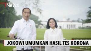 Presiden Jokowi dan Ibu Iriana Negatif dari Virus Korona