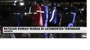 Banjir Rendam Ratusan Rumah Warga di Latumenten Grogol