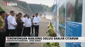 Presiden Jokowi Resmikan Terowongan Nanjung Diklaim Menjadi Solusi Pengendali Banjir