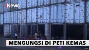 Miris!! 400 Warga Mengungsi di Peti Kemas Akibat Peringatan Waspada Banjir di Cilincing