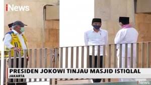 Presiden Jokowi Tinjau Masjid Istiqlal Jelang Pemberlakuan New Normal