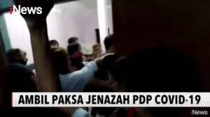 Ratusan Anggota Keluarga Ambil Paksa Jenazah PDP Corona di Manado