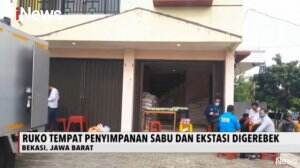 BNN Gerebek Ruko Penyimpanan Sabu dan Ekstasi di Bekasi
