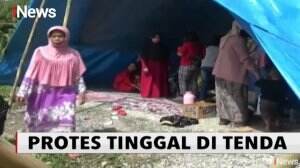 Warga Terdampak Kereta Cepat Bandung Protes Tinggal di Tenda