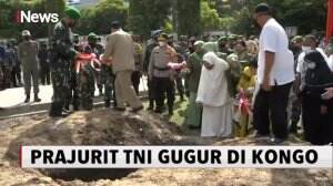 Prosesi Pemakaman Prajurit TNI Gugur Digelar