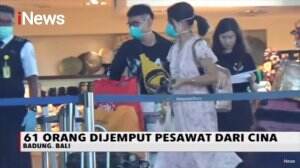 61 Wisatawan Asal China Diperiksa Berlapis Sebelum Dipulangkan