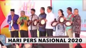 Presiden RI, Joko Widodo, Buka Peringatan Hari Pers Nasional Di Banjar Baru, Kalsel