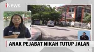 Nikahan Putri Rektor UNM Tutup Akses Jalan Protokol, Warga Putar Arah