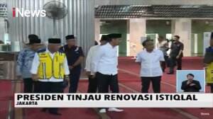 Kunjungi Proyek Renovasi Istiqlal, Presiden Jokowi Bangun Terowongan dari Masjid Istiqlal ke Katedral