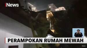 Pemuda Manjat Genteng Untuk Mencuri di Rumah Mewah