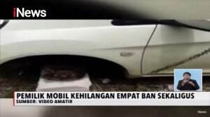 Hilang 4 Ban Sekaligus, Warga Cikarang Diherankan dengan Pencurian Ban Hingga Peleknya