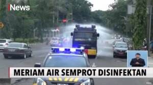 Penyemprotan Desinfektan Di Cilegon Hingga Alat Sterilisasi Di Terminal Kedatangan Penumpang Bandara Juanda Surabaya
