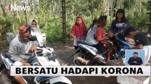 Antisipasi Korona, POLRI - TNI Patroli Bubarkan Kerumunan Warga Di Pekalongan Dan Cimahi