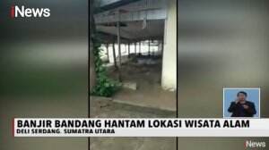 Banjir Bandar Hantam Wisata Alam di Deli Serdang, Dua Warga Hanyut