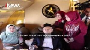 Wapres Ma'ruf Amin Mendapat Kejutan Ucapan Ultang tahun di Udara