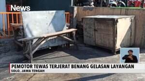 Pemotor Di Solo Tewas Terjerat Benang Layangan