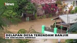 Diguyur Hujan 9 Jam, 8 Desa Di Bone Terendam Banjir